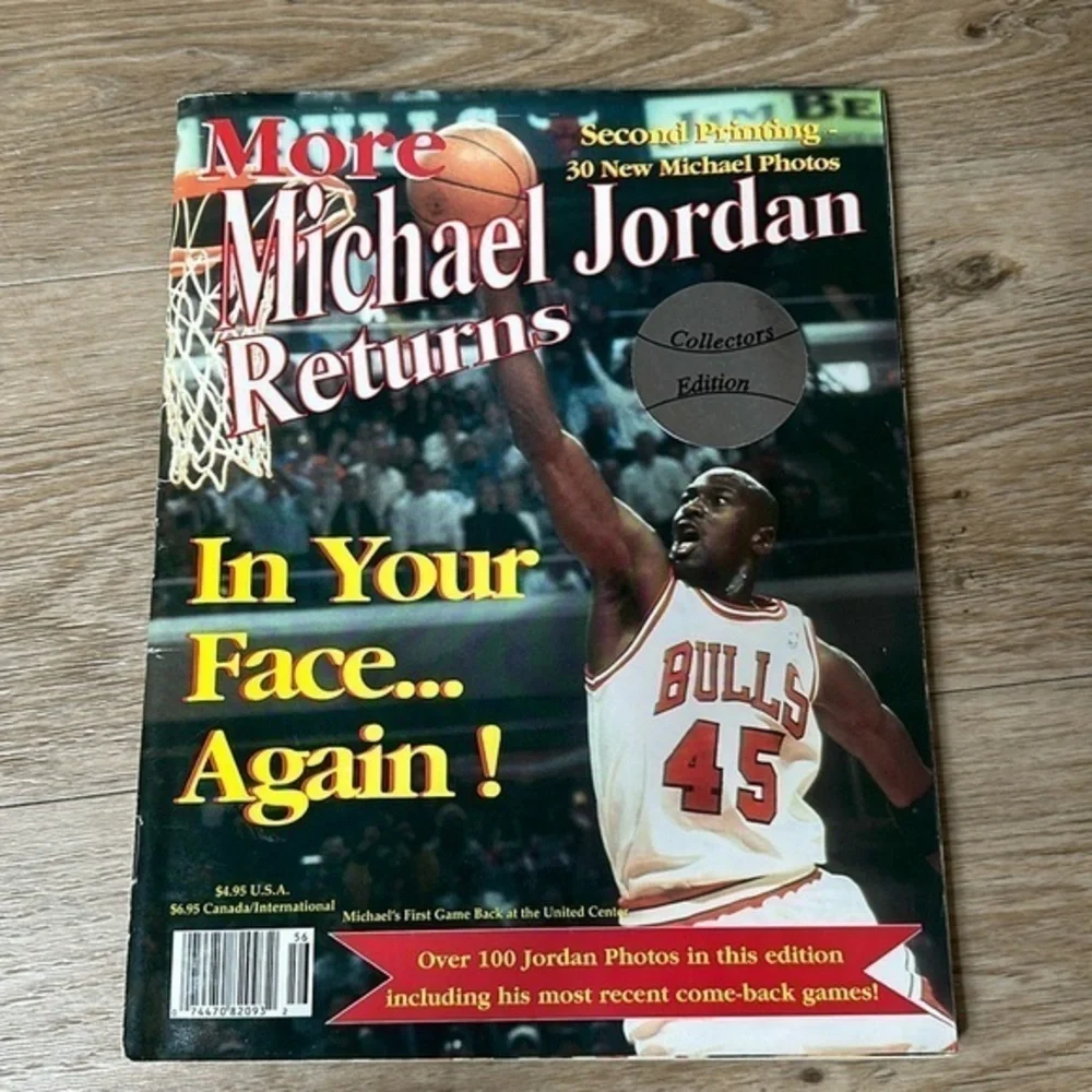 SALE 5/$25 📦 Vtg Michael Jordan Returns In Your Face Again! Collector's Edition